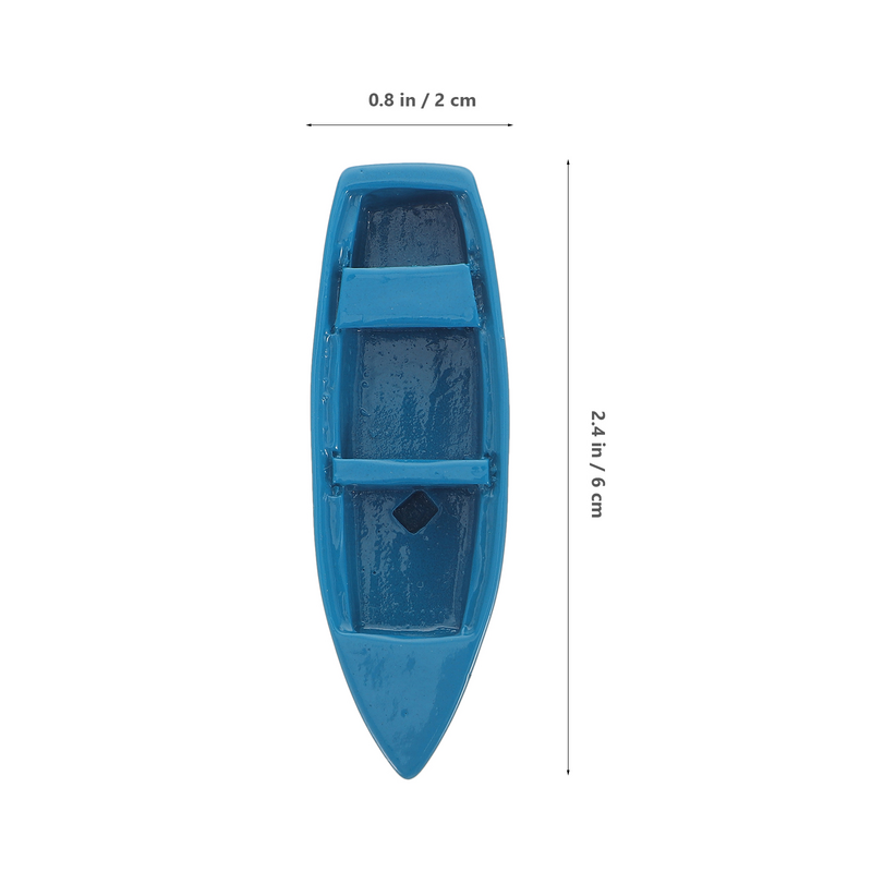 Tabletop Decor Boat Model Beach Toys Room Bluevalentine Simulation Ocean Prop Wooden Resin