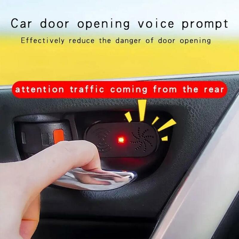Piscando Car Door Alarm System, Alta Sensibilidade Sensor, Luz Anti-Roubo, Volume de Segurança, Anti-Roubo, Alto, Alerta Acessórios, E9w8