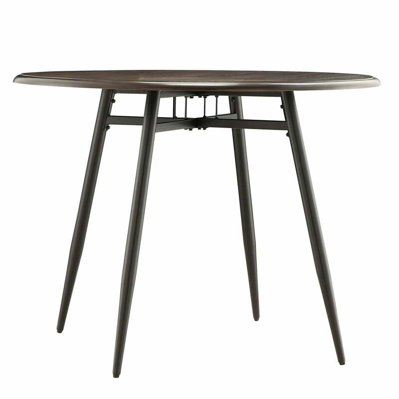 BOUSSAC Jameson 42 in. Two-Tone Dining Table