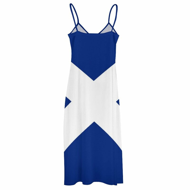 BIG St Andrew Cross - Scottish Flag t-shirt copriletto piumino abito senza maniche abiti eleganti per le donne abito lungo donna estate
