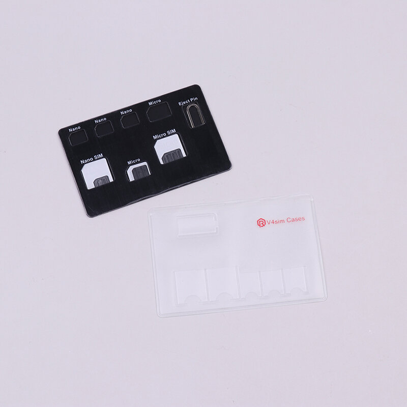 Ультратонкий чехол-кошелек для хранения карт SD Nano/Micro SIM