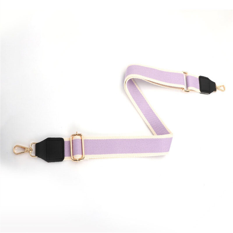 Adjustable Nylon Cotton Shoulder Straps 38mm Widen Replacement Strap with Colorful Crossbody Handbag Shoulder Strap Accessories