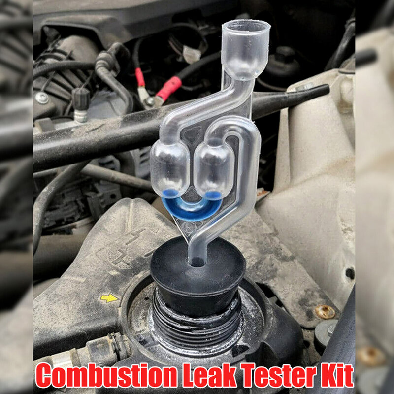 1Pc Combustion Leak Detector Combustion Leak Tester Tool Detector Head Gasket Block 30ml Fluid Petrol/Tester fluid not contain