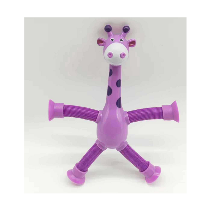 Мультяшный Жираф на присоске, жираф, Обучающие игрушки, 4 упаковки, жираф, игрушки, жираф, обучающие игрушки для снятия стресса
