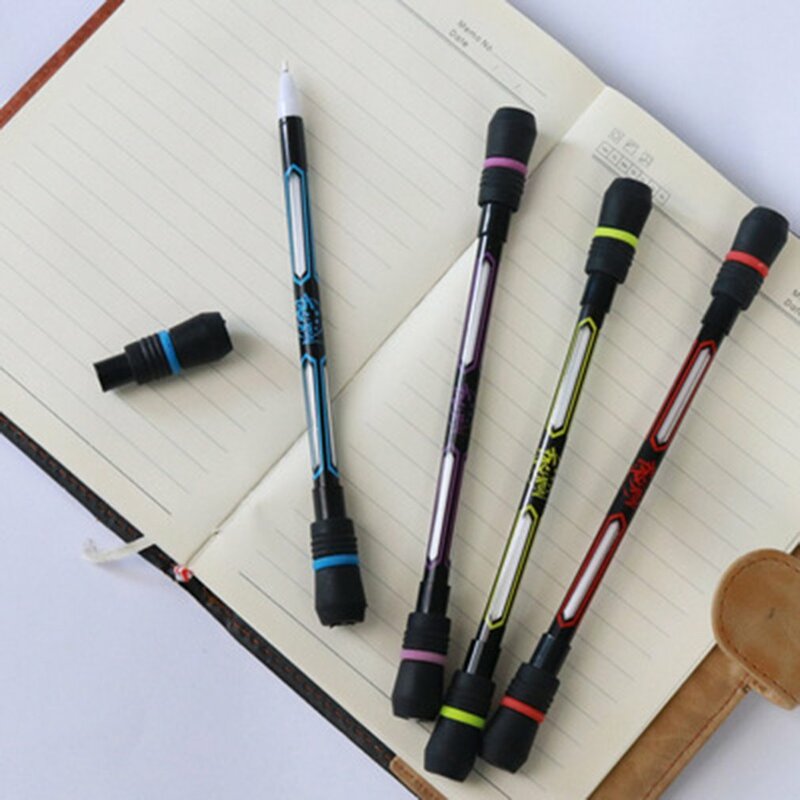 New Gel Pen Antistress Spinning Pen 0.5MM Student Anti-fall Gel Pen Creative Spinner Toy Stress Reliever Anti-Slip Hand Spinner