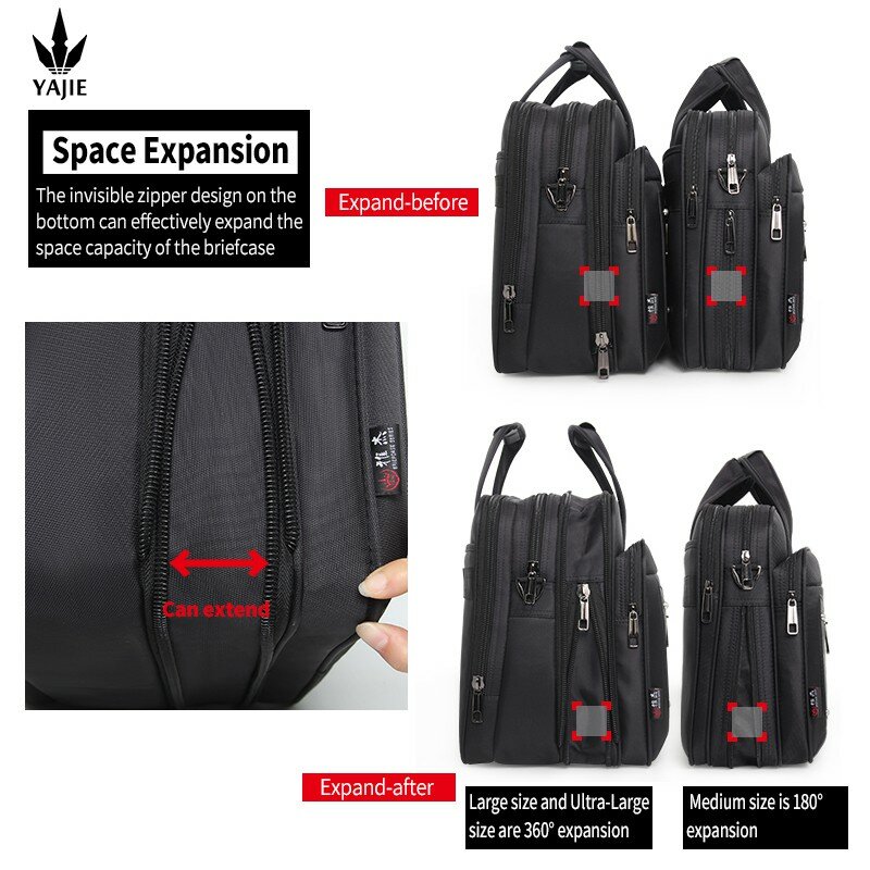 Large Capacity Briefcase Bag Men Business Bag 15.6 inch 17 inch 19 inch Laptop Bag Shoulder Bags Canvas Handbags Notebook Bag