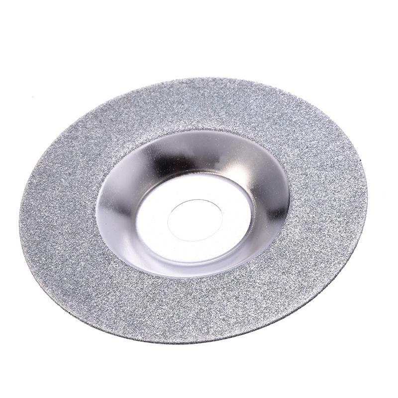 Diamante prata disco de moagem, cortar lâminas de roda, ferramenta rotativa, disco de polimento almofadas, moedor copo, vidro de pedra, mm