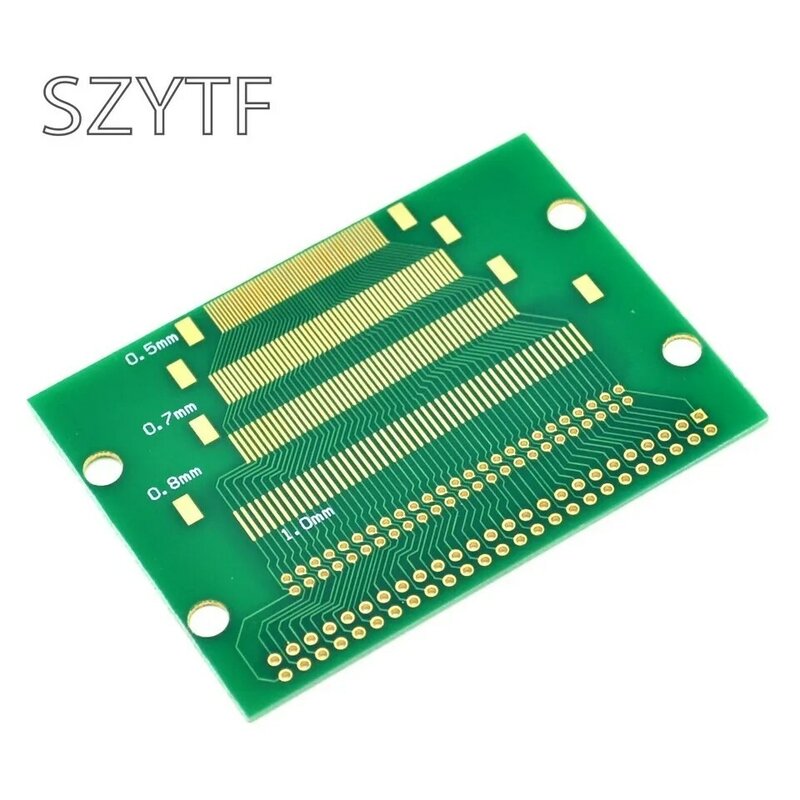 5 teile/beutel 50Pin test board drehen 2,0mm 2,54mm 2 reihen von nadel LCM TFT LCD pcb adapter platte test board