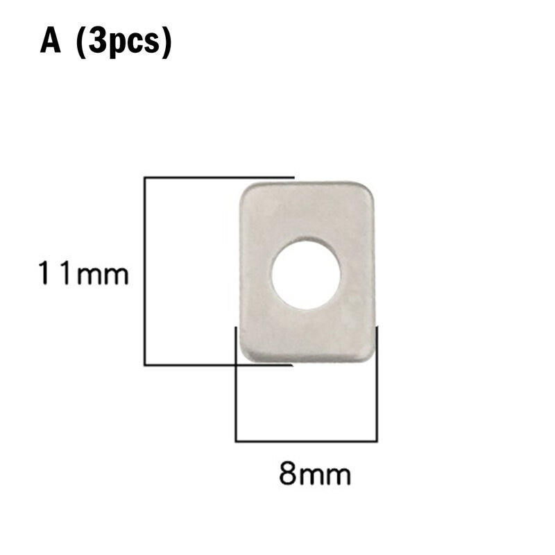 Pump Head Valve Plate Parts Silent Silver 3Pcs 3pcs Accessories High Quality Metal Oil Free Air Compressor Belt