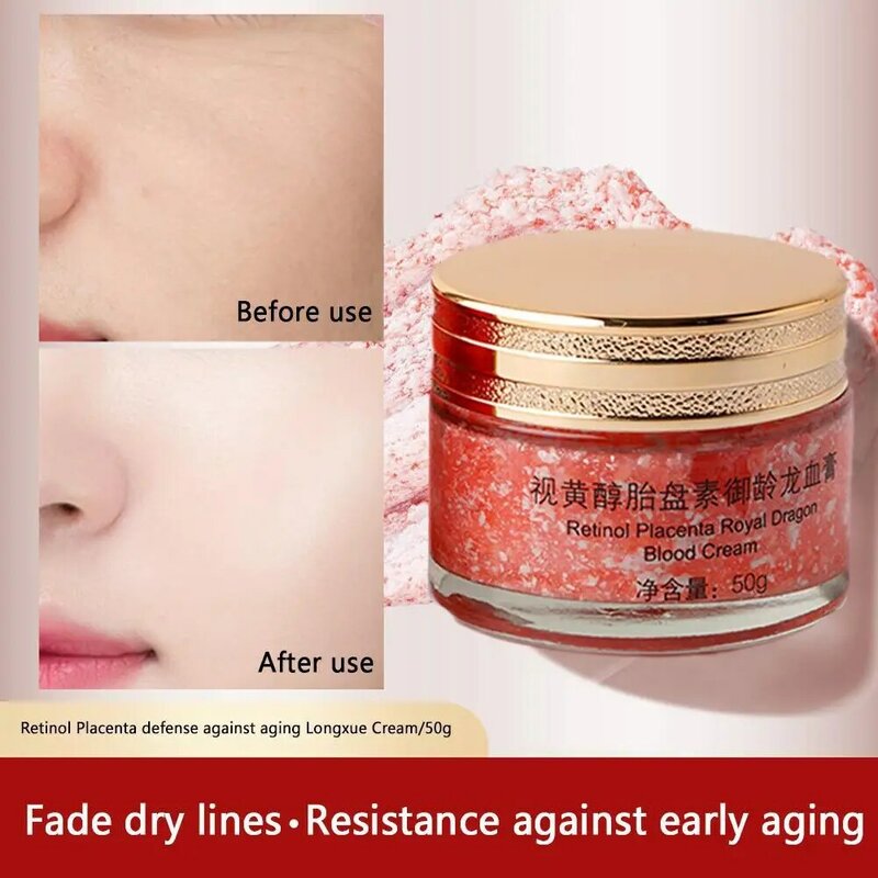 Dragon Blood Cream Lady Cream Essence Moisturizer Facial Cream Reduce Fine Lines Dark Circles Smooth Skin Facial Care 50g