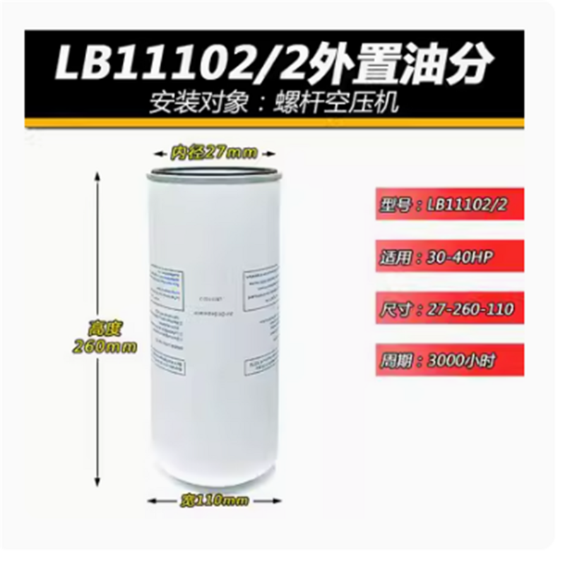 Compressor com separador incorporado do óleo e do gás, LB11102/2