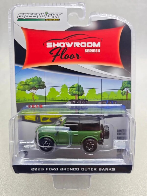 Ford Bronco Outer Banks Modèle de voiture en alliage métallique moulé sous pression, Collection de cadeaux jouets, W1346, 1:64, 2023
