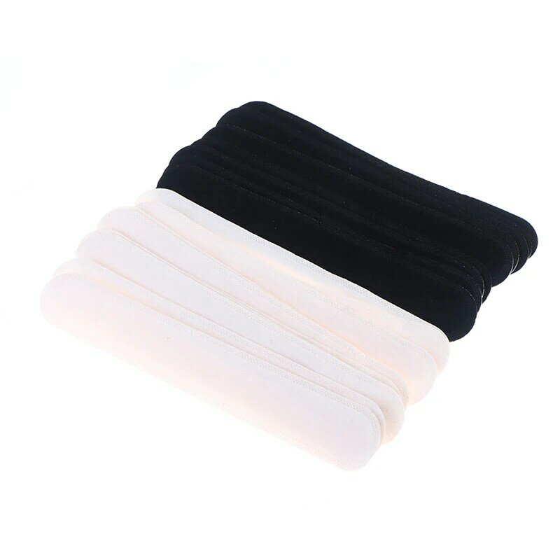 Banda de sudor absorbente desechable, Protector de cuello, sombrero contra manchas de sudor, almohadillas de forro, 10 piezas