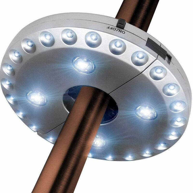 เสาร่มไฟ LED สำหรับลานบ้าน, ไฟ LED 4.5V 0.5W 100lum 28ดวงโคมไฟสวนกันน้ำโคมไฟสนามสำหรับตั้งแคมป์