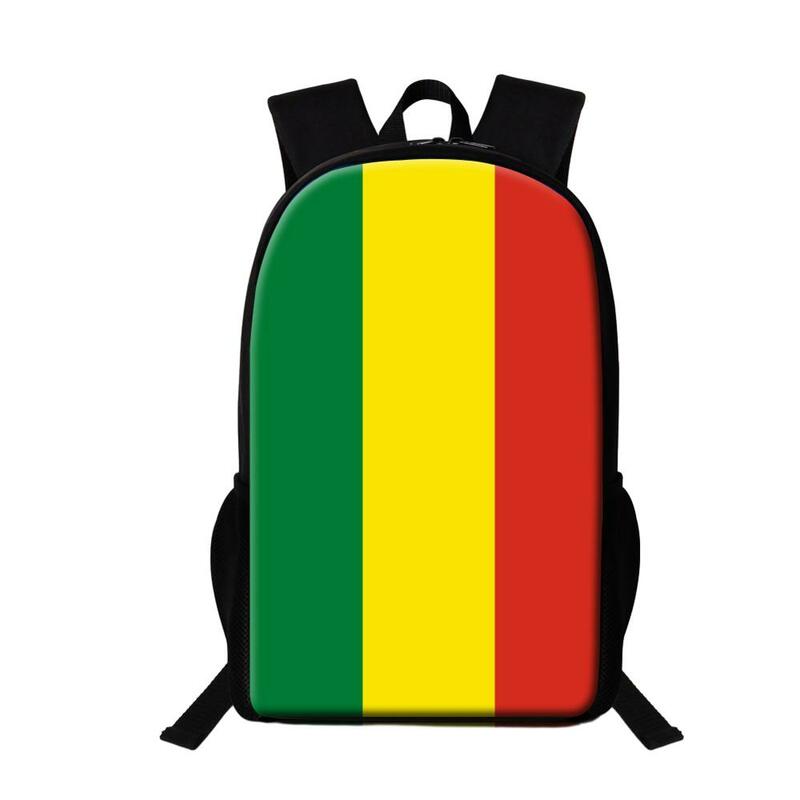 Mochila de impressão para meninos estudantes primários, mochila de viagem casual, grande 600D, mochilas escolares, mochila para crianças, EUA, Reino Unido, bandeira russa