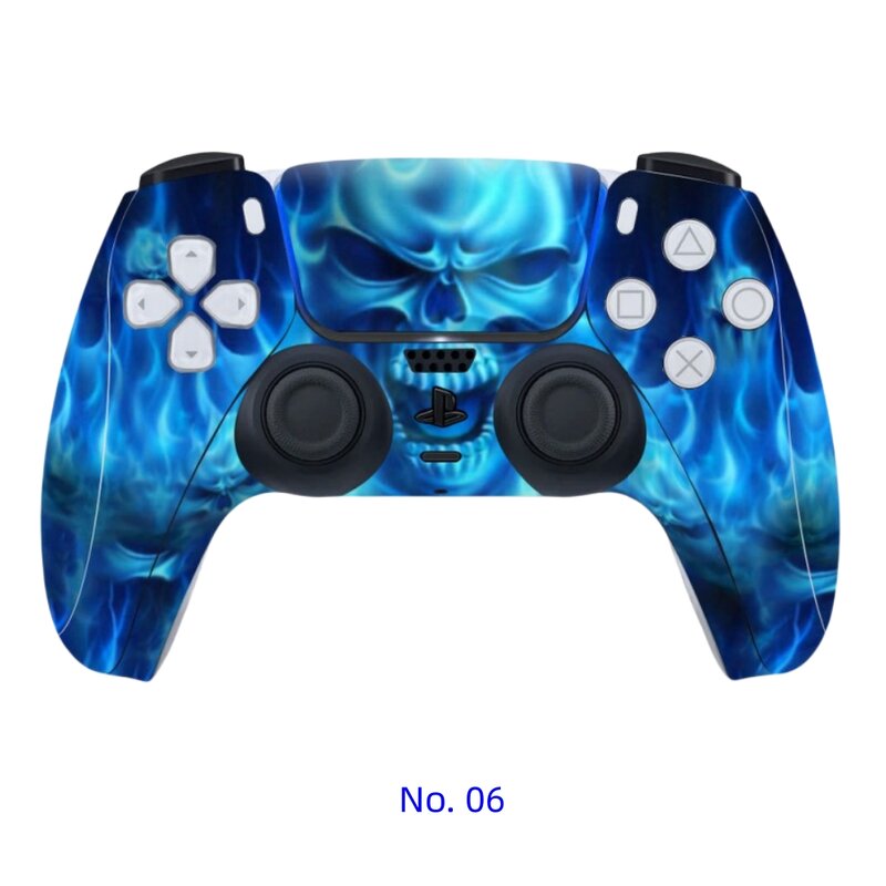 Decal Skin Sticker For PlayStation 5 PS5 Gamepad Controller Joystick Gameing Accessories Protective Anti-slip dust Stickers