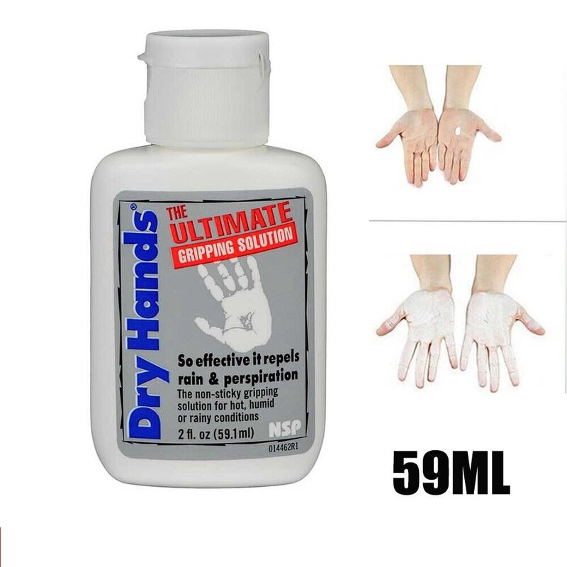 Líquido antideslizante de magnesio en polvo para manos secas, líquido antideslizante transparente, solución de agarre definitiva, 59 Ml