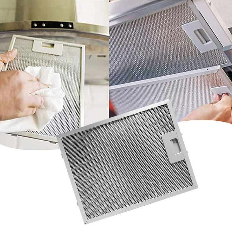 Stainless Steel Range Hood Filter 250*310mm 5 Layers Of Aluminized Grease For Range Hood Exhaust Suction Metal Grease Filter