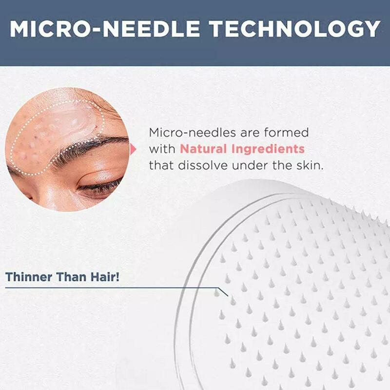 5pairs Micro-needle Under Eye Patch Eye Mask Anti-Wrinkle Eye Smooth Eye Circles Moisturizing Care Dark Crow's Patches Hydratin