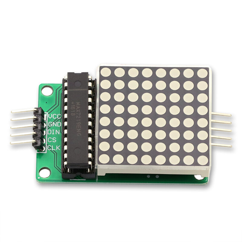 Display a LED MAX7219 Dot Led Matrix Module 8*8 modulo di controllo MCU per Arduino 5V modulo di interfaccia 8x8 ingresso uscita catodo comune