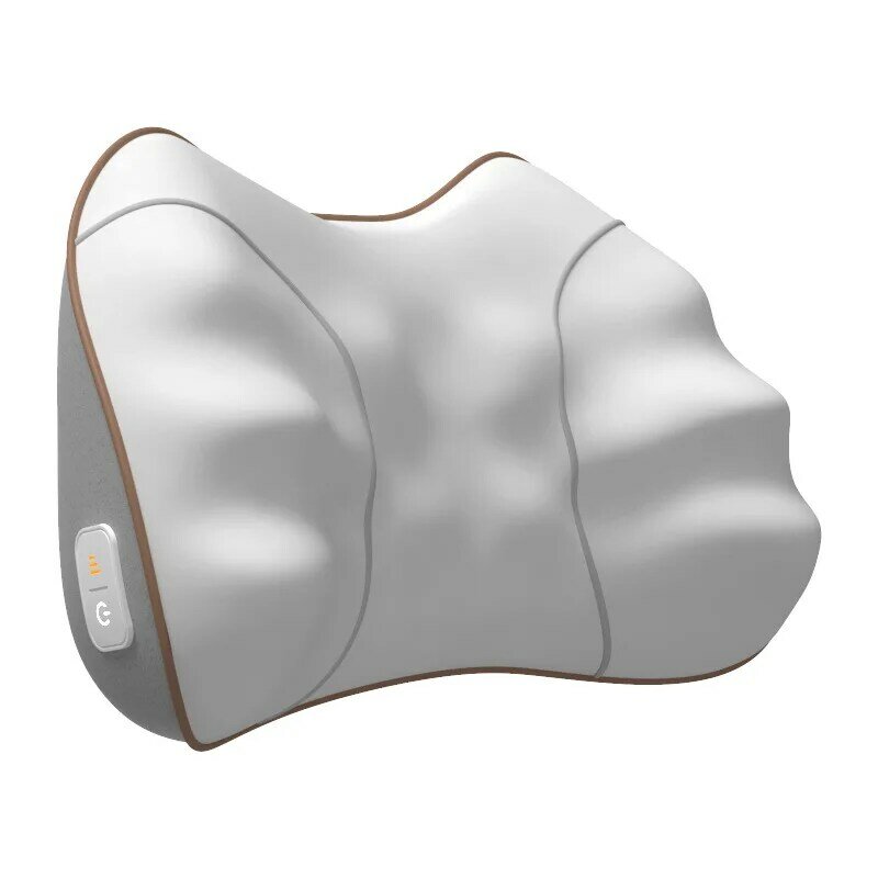 New Electric Lumbar Massage Pillow In-vehicle Health Care Hot Compresses Lumbar Support Waist and Cervical Spine Massager Cushio