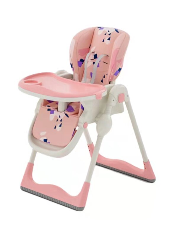 Baby's Multipurpose Plastic Folding High Chair, Cadeira de bebê para alimentação infantil, Dining Booster, Portátil, Novo