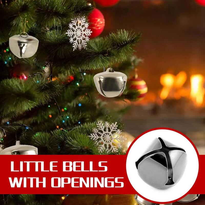 1pc apertura piccola campana in ferro campana in metallo aperture natalizie decorazioni per animali domestici fai da te campane appese con artigianato piccolo C3f7