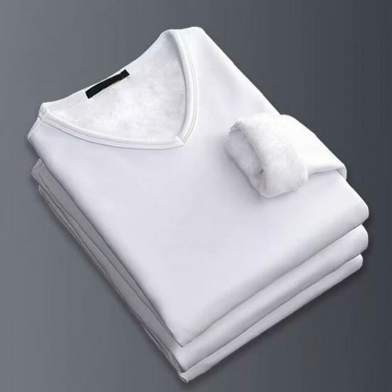 Top de felpa de secado rápido para hombre, camisa de invierno, parte superior Base, gruesa, agradable a la piel, a la moda