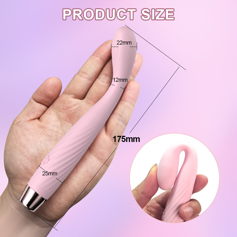 Vibrator G-spot Pemula untuk Wanita 8 Detik untuk Orgasme Mainan Seks Stimulator Klitoris Puting Getaran Bentuk Jari untuk Wanita Dewasa