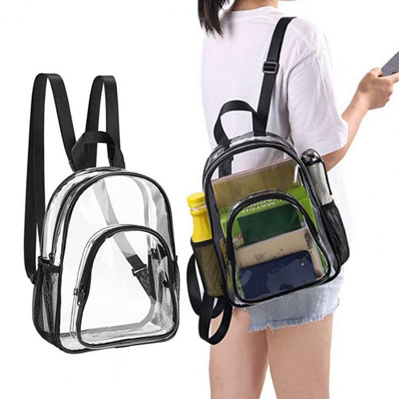 학교 착용-저항하는 실용적인 연약한 결박 방수 책가방 PVC 학생 책가방 조정 가능한 어깨 끈