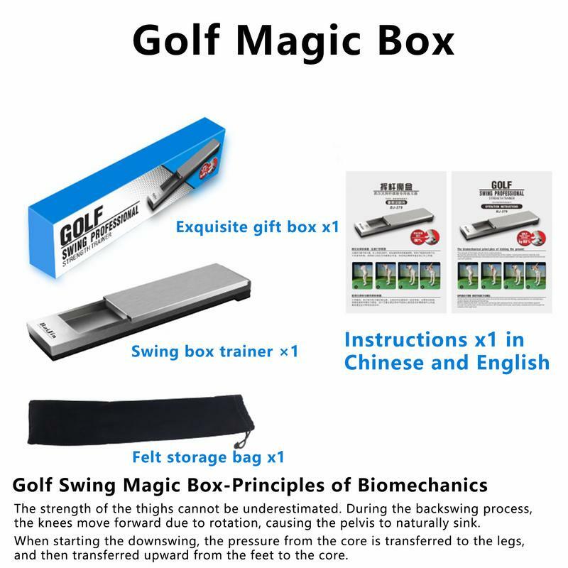 Ayuda de entrenamiento de Swing de Golf biomecánico, Pedal de gravedad de pierna oscilante de Golf, accesorios de Golf creativos de acero inoxidable, suministros universales