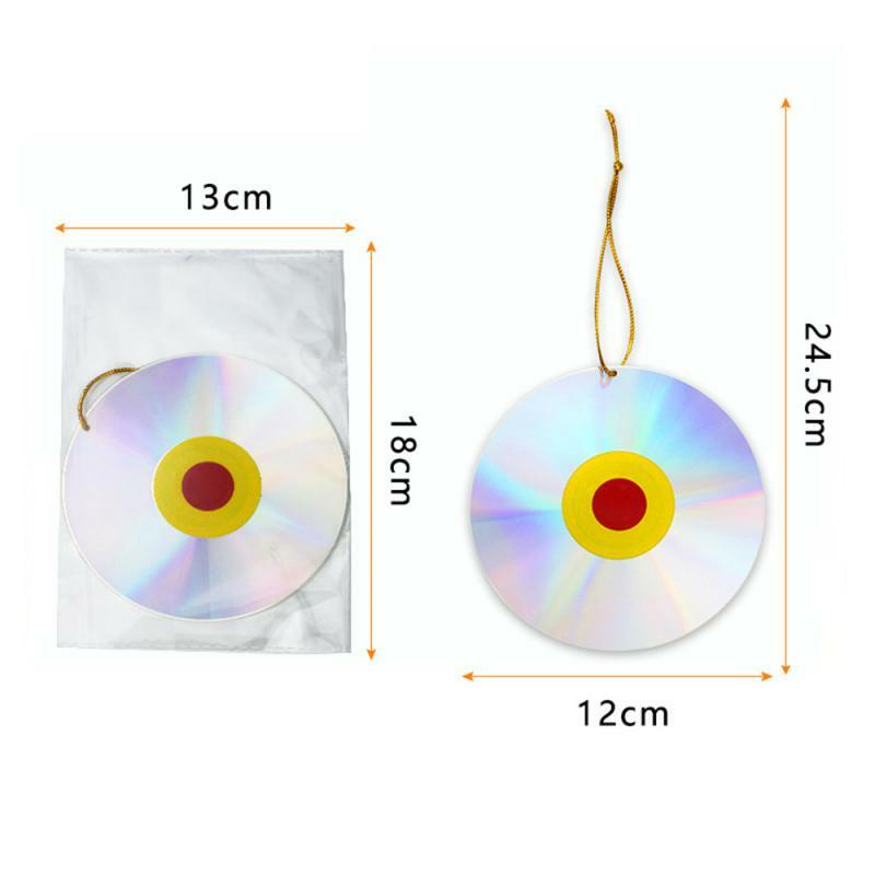 1~10PCS Garden Bird Repellents Tool Double-sided Laser Reflective Courtyard Decoration Anti-bird Film Repellent Plate with