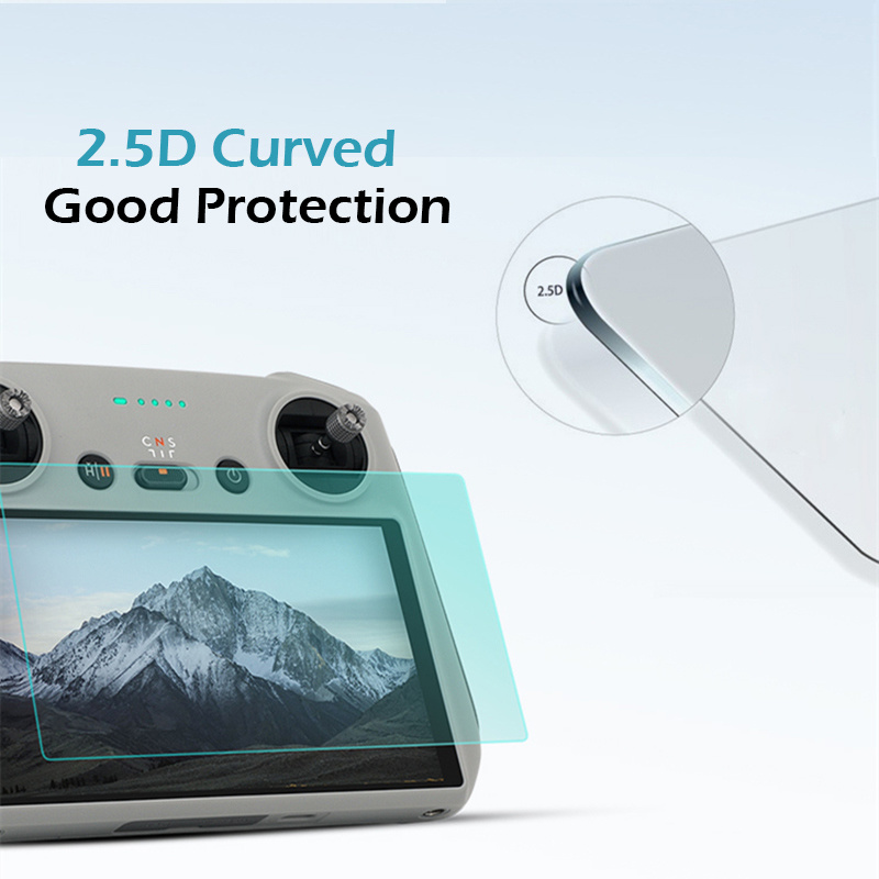 Protecteur d'écran pour télécommande DJI MINI 3 Pro RC, 3 pièces, Film en verre trempé HD, couverture, accessoires de Drone