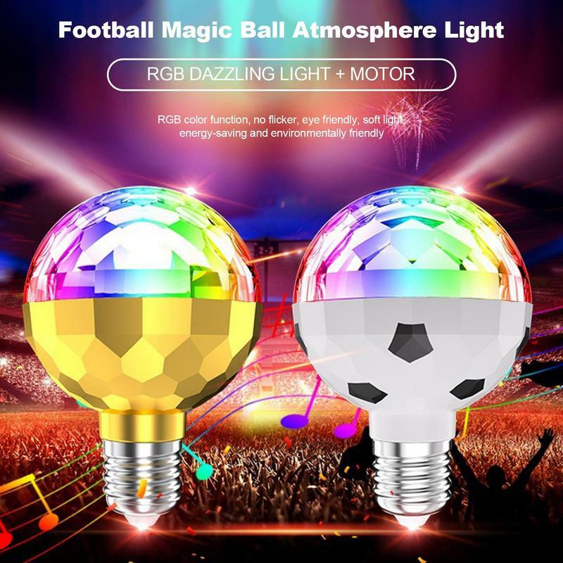 Mini Luz de discoteca giratoria RGB, lámpara de proyección, bola mágica, DJ, Fiesta en casa, KTV, Bar, escenario