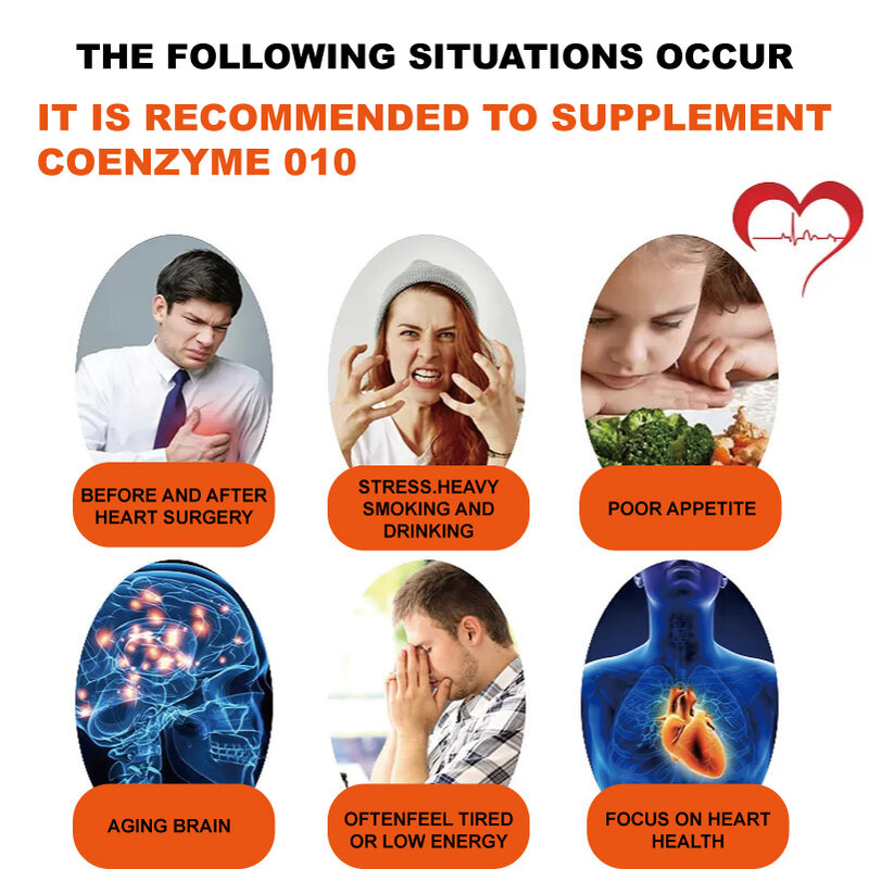 CoQ10 400mg 60/120 Veggie Caps (Vegan, Non-GMO & Gluten-Free) Coenzyme Q10 Supplement, Antioxidant COQ-10 Enzyme