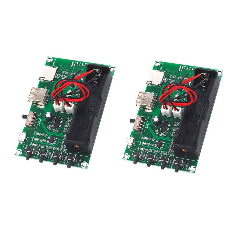 2X Power Amplifier Board XH-A150 Lithium Battery Bluetooth Digital 10W Power DIY Small Speaker Rechargeable