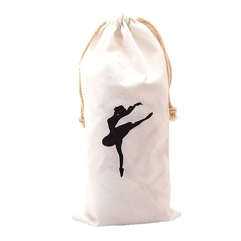 Детская сумка для хранения балетной обуви, Портативная сумка для хранения предметов, вместительные танцевальные принадлежности с двойным шнурком