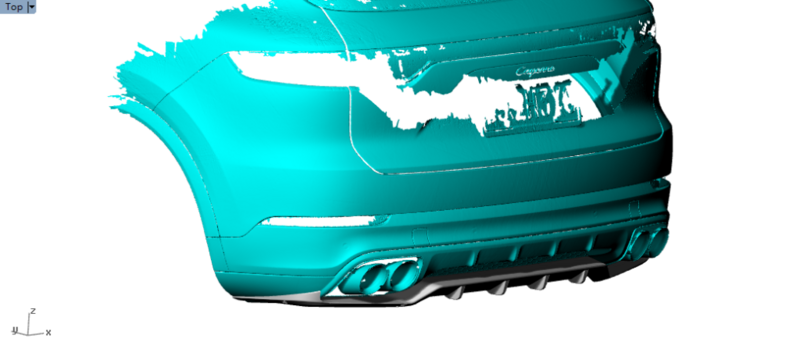 Difusor traseiro da fibra do carbono para Porsche Cayenne, utilidade 4-Door do esporte, não cabia para o cupê, 2018-2019