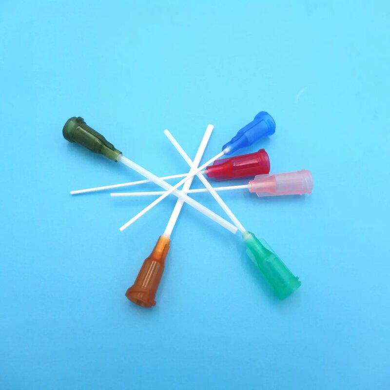 assorted 11/2inch Flexible Polypropylene Shaft Dispense tip (14G,15G,18G,20G,22G,25G)X10 | Dispense Needles