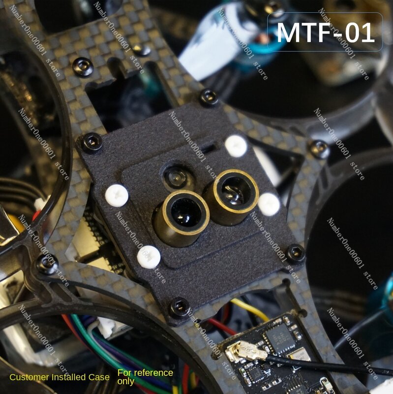 โมดูลในตัวลื่นไหลด้วยแสง MTF-01โมดูลระบุตำแหน่งยานพาหนะทางอากาศแบบไร้คนขับเซ็นเซอร์ PMW3901ระยะเลเซอร์8เมตร