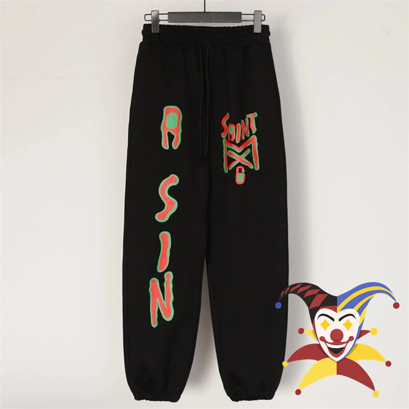 Спортивные штаны Saint Michael для мужчин и женщин, высококачественные брюки большого размера с завязками для бега