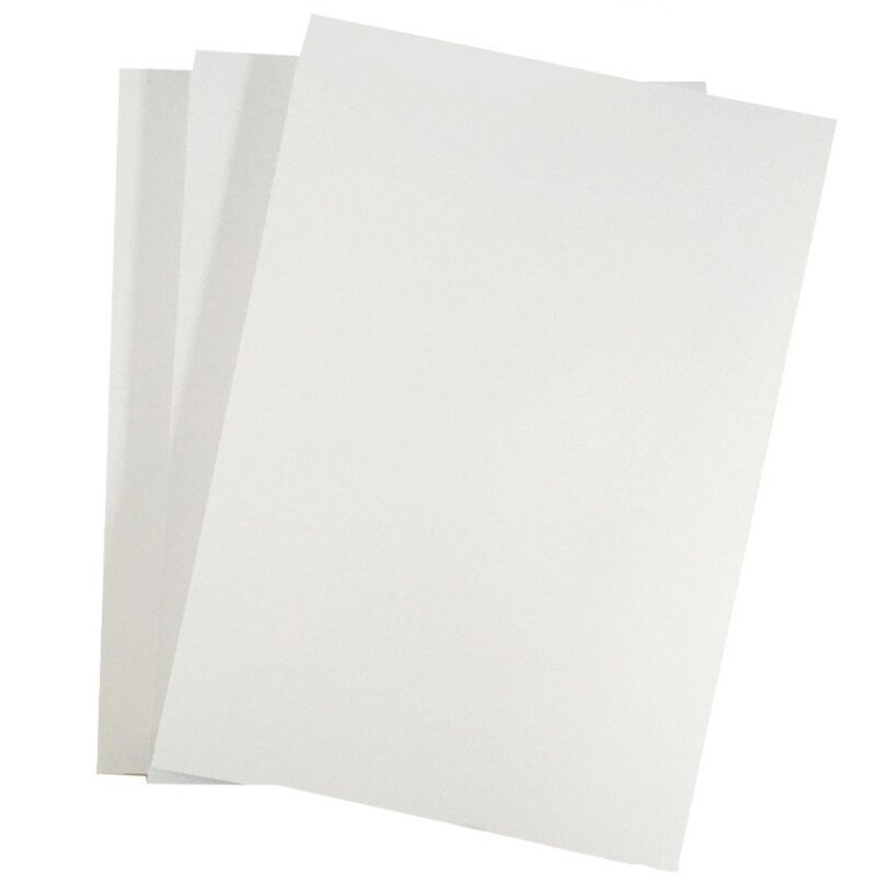 Papel fotográfico A4 de doble cara, papel fotográfico de alto brillo, impresión de inyección de tinta, revestimiento de Color de doble cara, 50 hojas