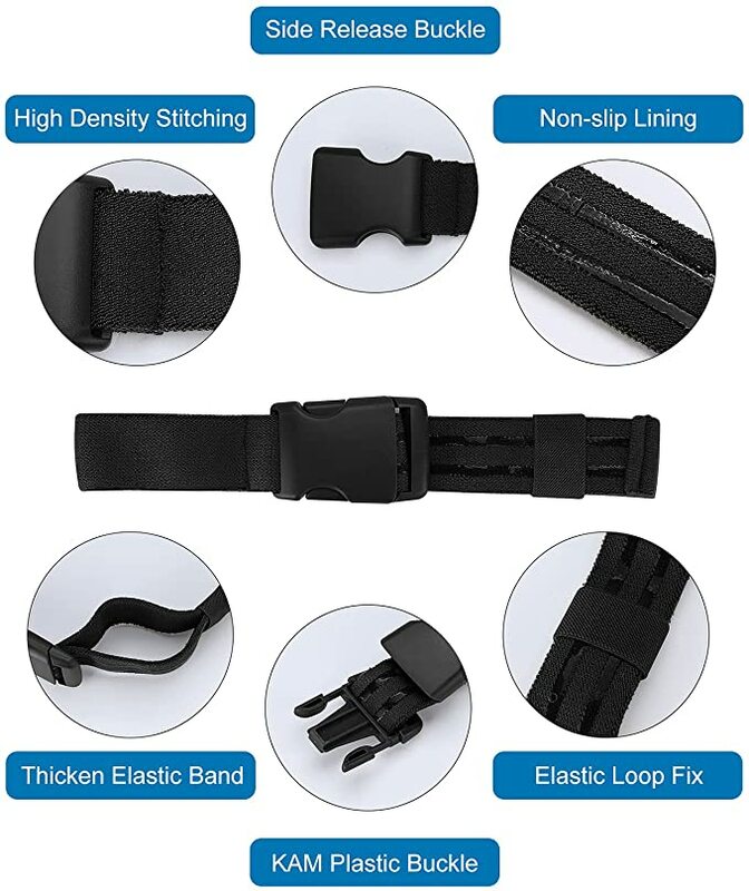 Tactical Elastic Anti-slip Thigh Belt Leg Strap Military Thigh Holster Bond Leg Hanger with Quick-Release Buckle