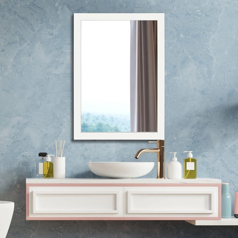 Specchio da parete rettangolare 20 "x 28" per bagno, camera da letto, ingresso, soggiorno
