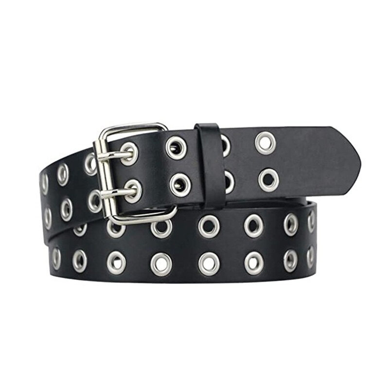 Alloy Anti-corrosion And Scratch-resistant Double Buckle Belt For Women On Or Off Duty Waistband