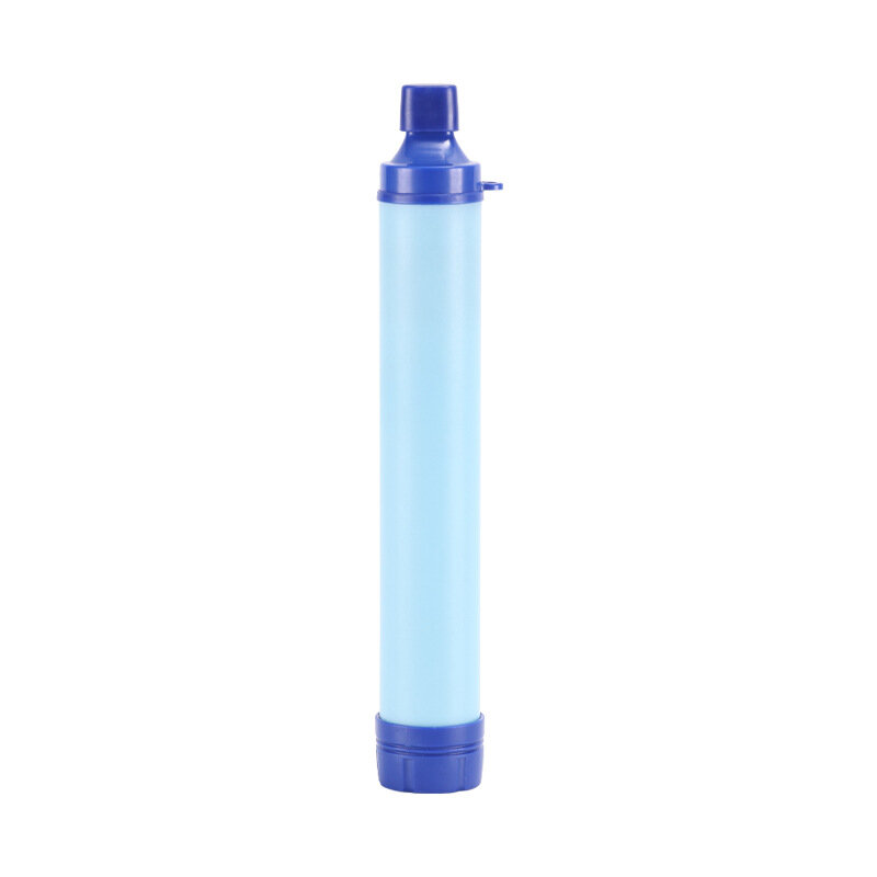 Filter air pompa tangan saku Mini Filter pemurni minuman portabel untuk perjalanan mendaki perjalanan berkemah