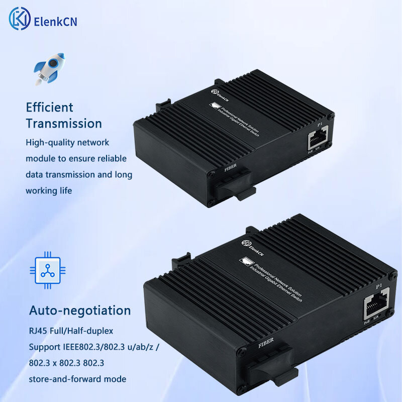 High Rate Poe Injector Switch 10/100/100Mbps RJ45 Switch 10/100/1000BASET DIN Trail/wall-mountable Industrial Switch Poe