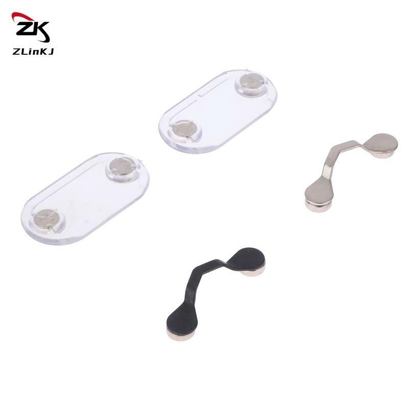 Magnetic Hang Eyeglass Holder Pin Brooches Fashion Multi-function Portable Clothes Clip Buckle Magnet Glasses Headset Line Clips