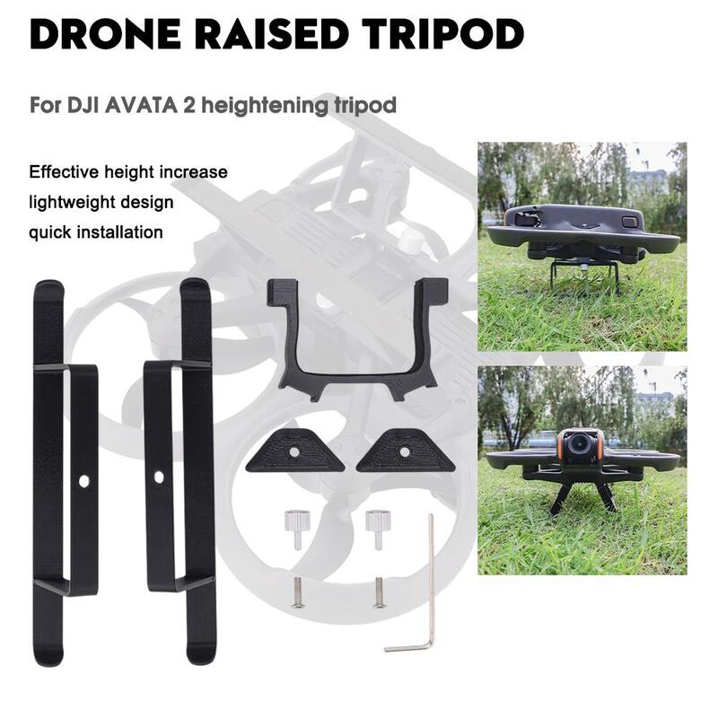 Câmera aérea Cabeça Anti-Fall Stand Cruz Máquina, portátil leve, UAV Weightener Tripé, elevação Acessórios, DJI AVA A8Y6