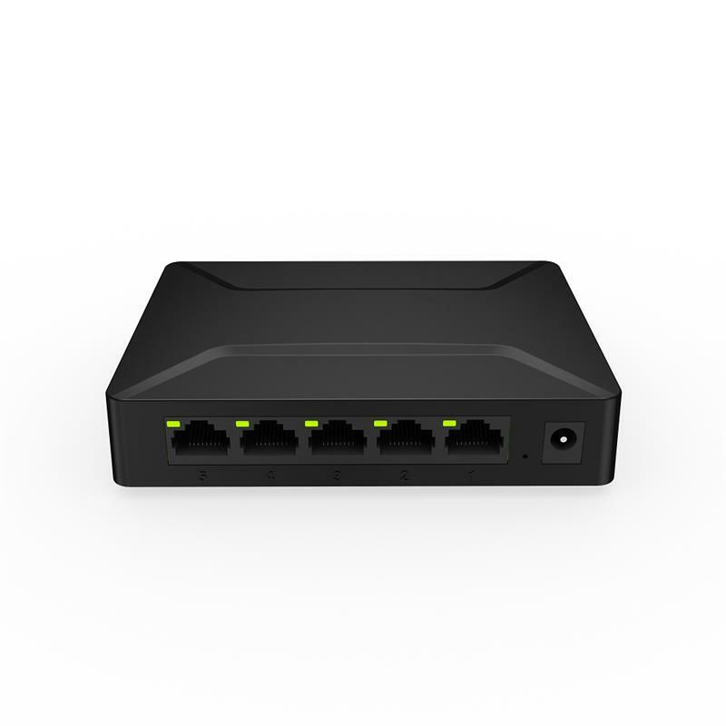 Expand Your Network with Ease - Reliable 5-Port Switch for Hassle-Free Connectivity 10/100/1000mbps Fast Ethernet Switch